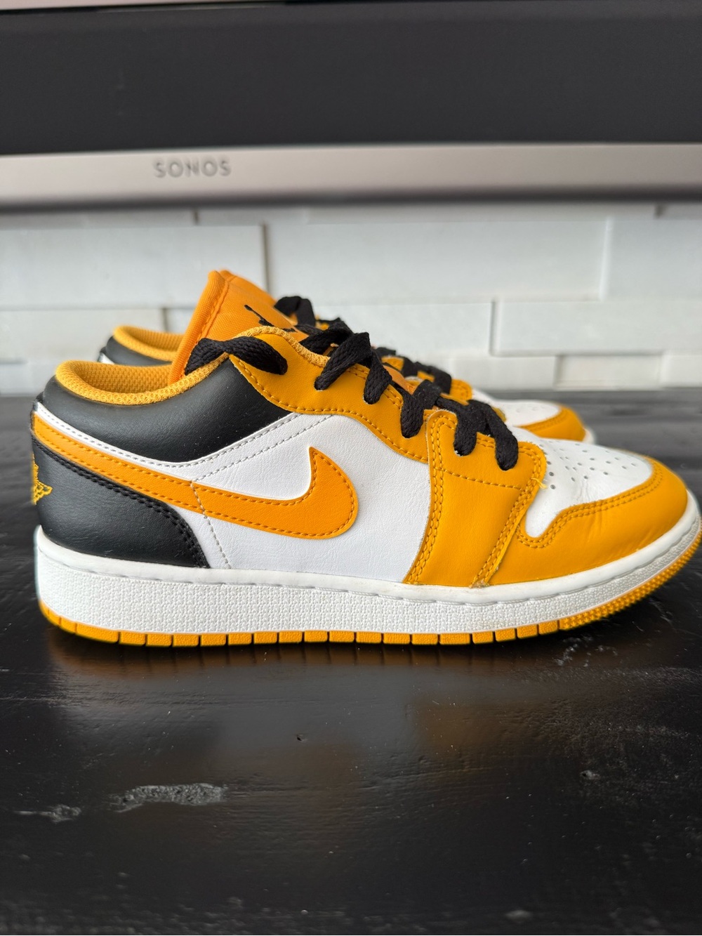Jordan Kids' Low-Top Sneakers - Yellow/White/Black